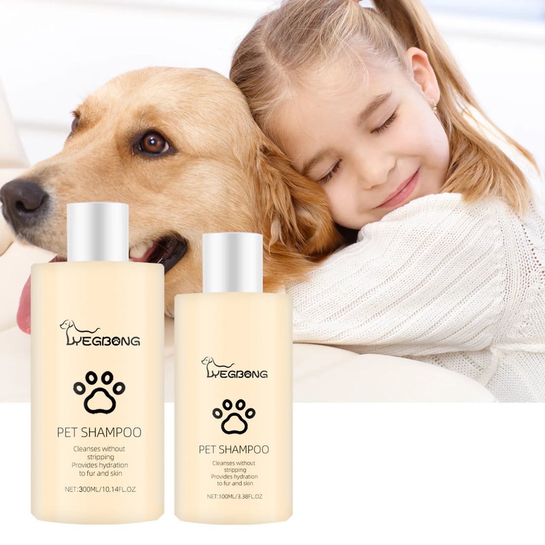 Pet Wash Shampoo Dogs Hair Soften Dirts Mites Removal Flea Killer Dog Shampoo