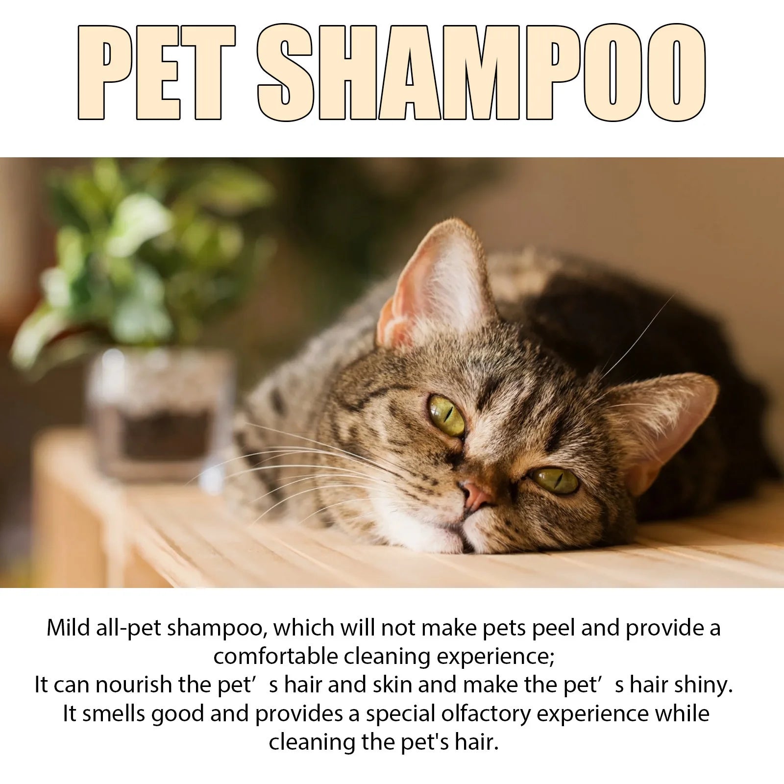 Pet Wash Shampoo Dogs Hair Soften Dirts Mites Removal Flea Killer Dog Shampoo