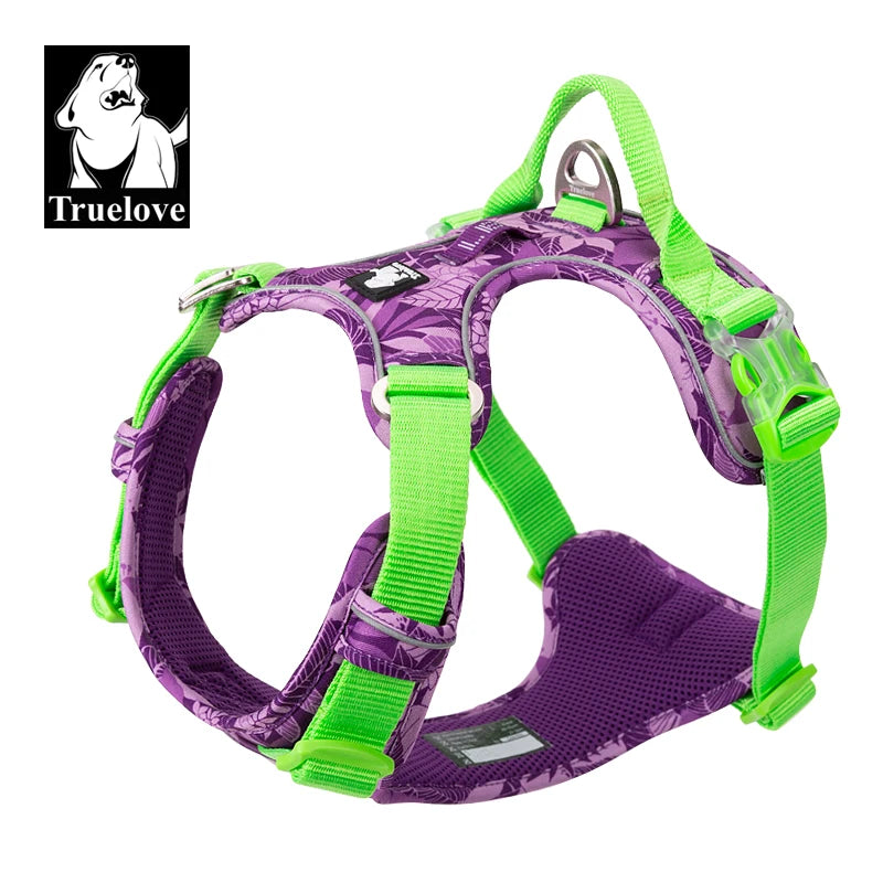 Truelove Pet Explosion-proof Dog Harness Camouflage Reflective Version