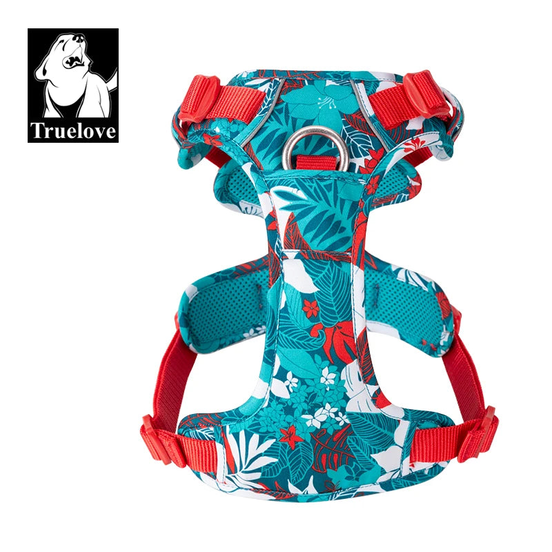 Truelove Pet Explosion-proof Dog Harness Camouflage Reflective Version