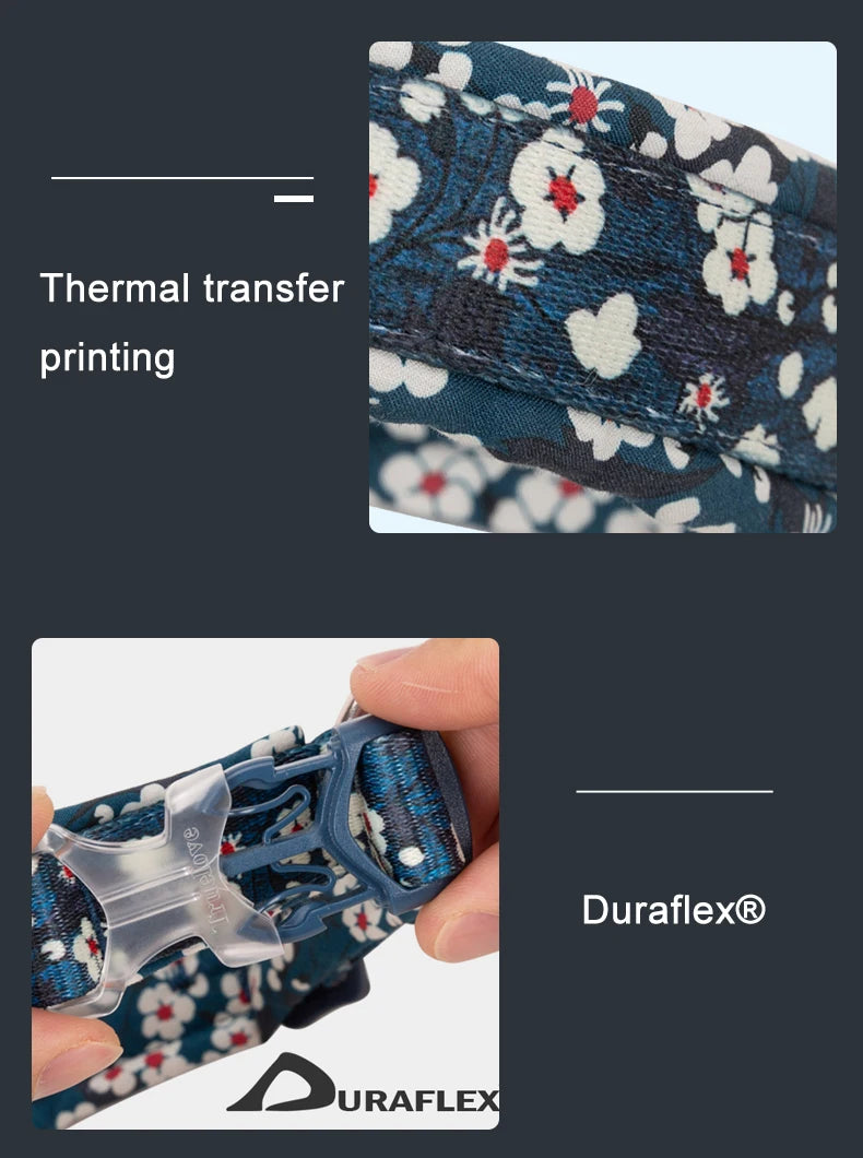 Truelove Floral Pet Collar Best Padded Comfort Cushion Dogs and Pets