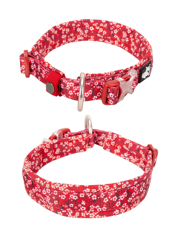 Truelove Floral Pet Collar Best Padded Comfort Cushion Dogs and Pets