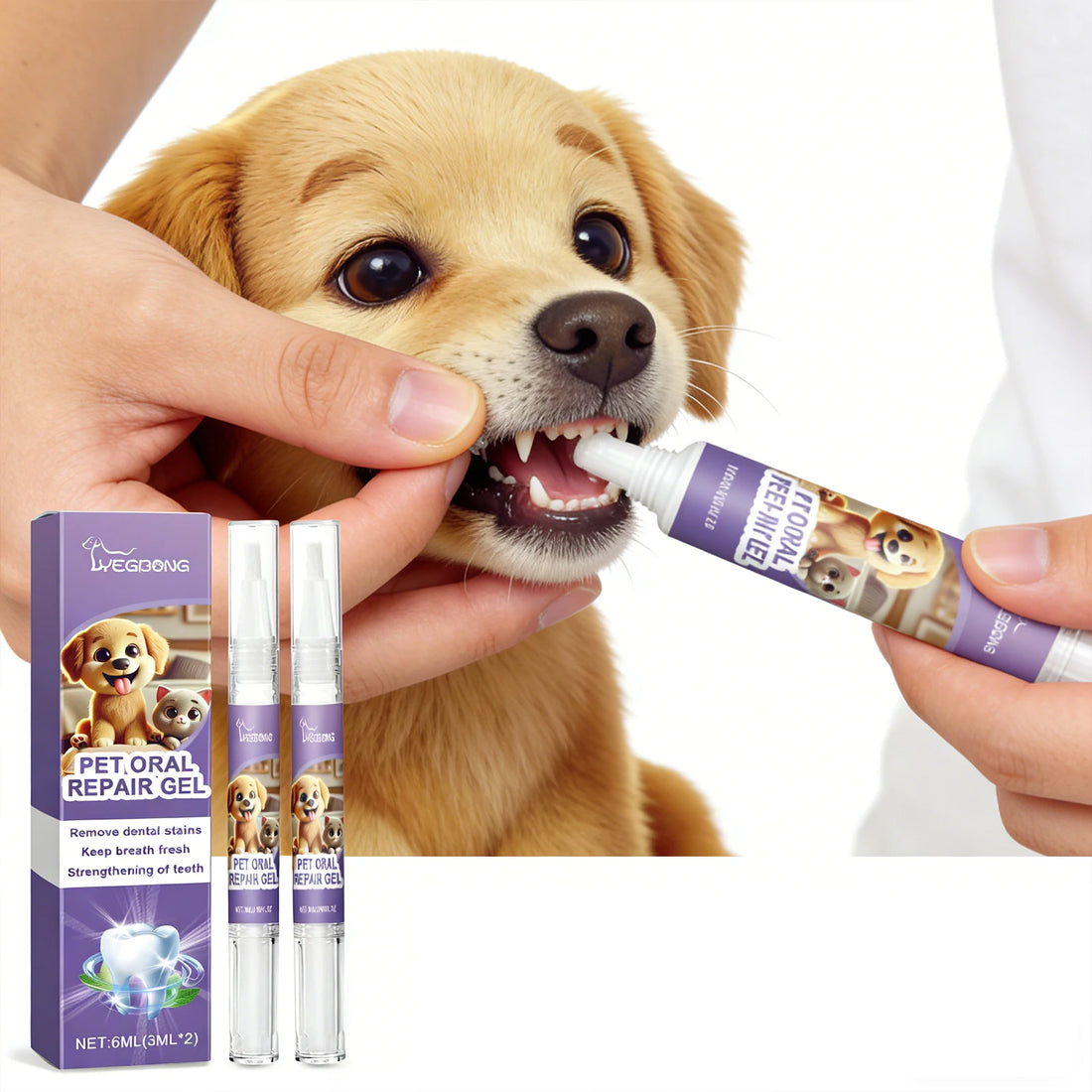 Pet Oral Repair Gel Effectively Removing Dental Relieve Tooth Sensitivity Pet Gel