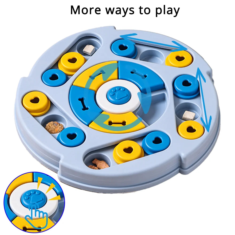 Dog Puzzle Toys Slow Feeder Training Iq Nonslip Bowl Dog Interactive Toy