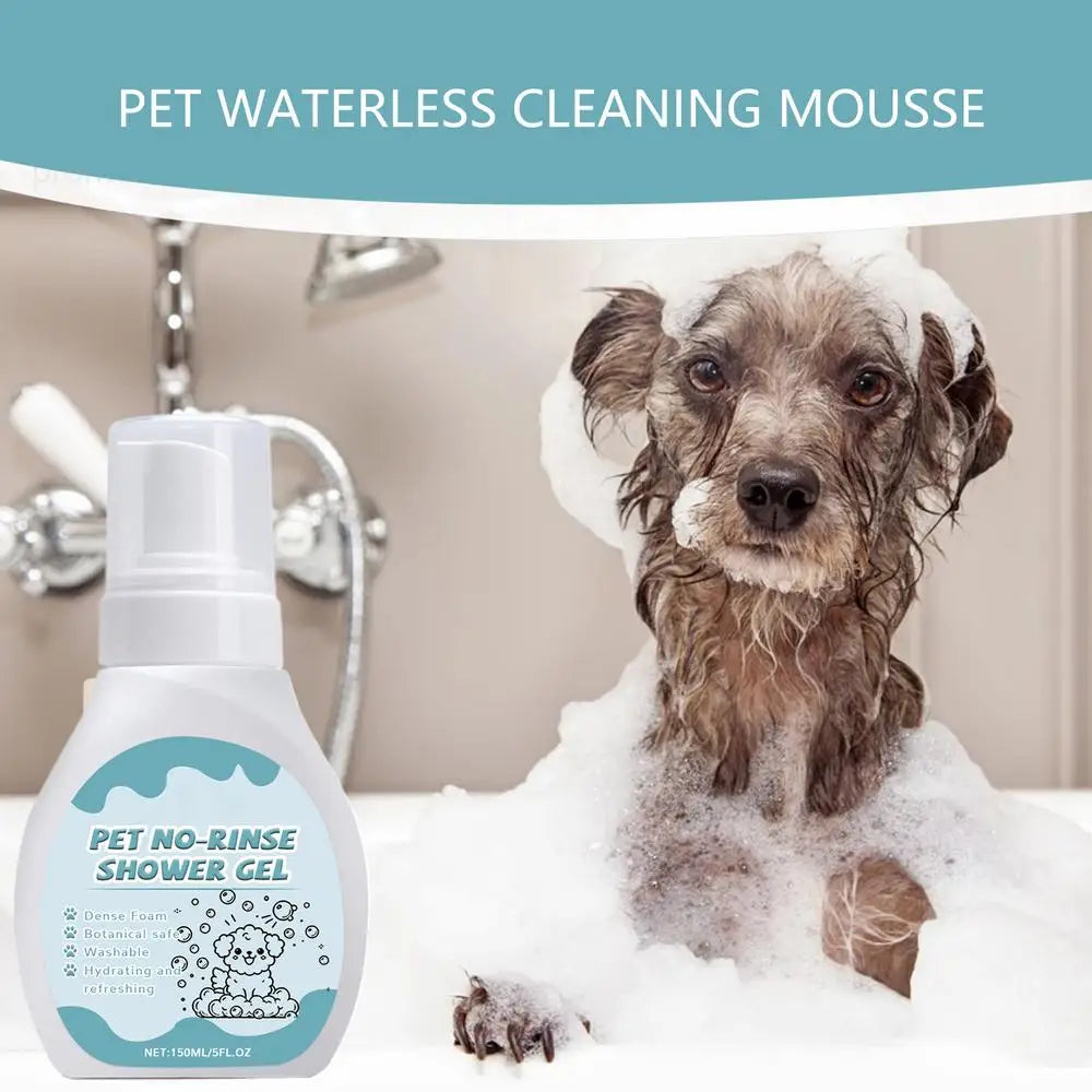 Waterless No Rinse Dry Shampoo For Cat Dog Animal Grooming Pet Cleaning