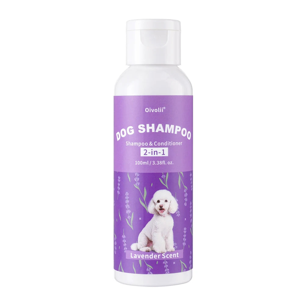 Pet Shampoo And Conditioner 2-in-1 Lavender Scent Deep Cleansing
