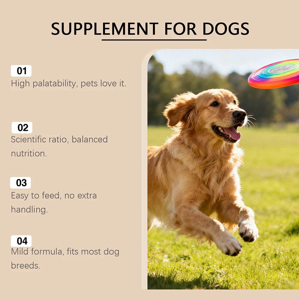 200g Organic-Turmeric Soft Chews For Dogs Absorption Natural  Supplement