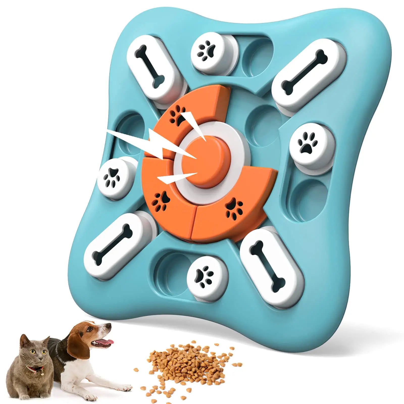 1PCS Dog Puzzle Toys for IQ Training & Mental Enrichment, Interactive Dog Toys