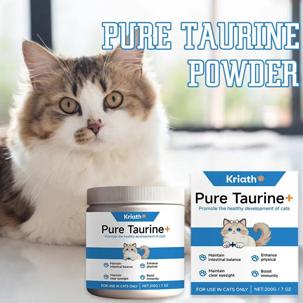 Cats Taurine Powder Supporting Heart Health 200g High Purity Taurine Powder