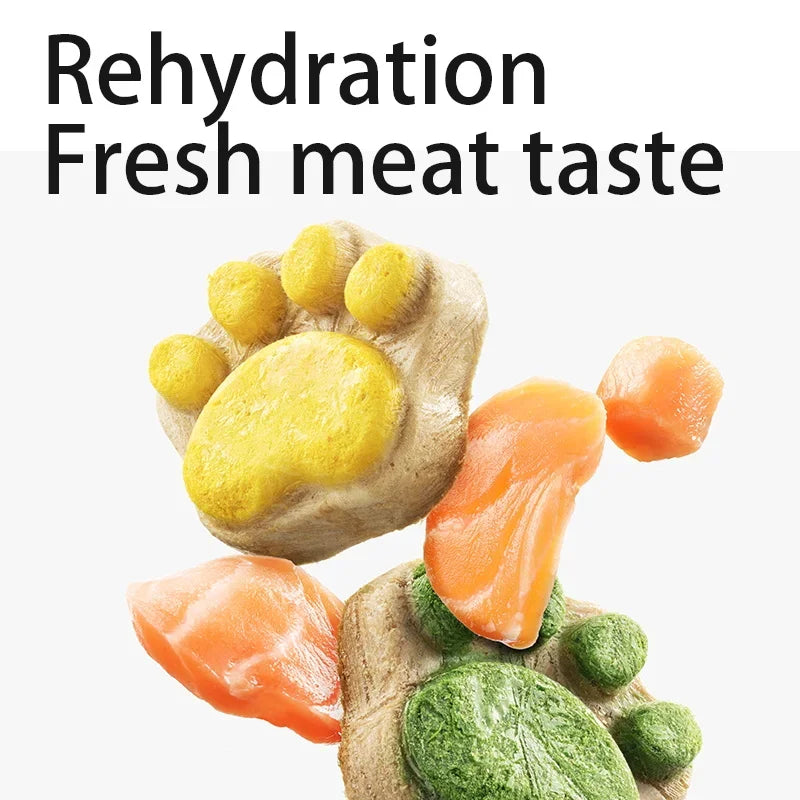 Yee Freeze-dried Cat Snacks Raw Bone Meat Pie Into Kittens Cheat Water Molar