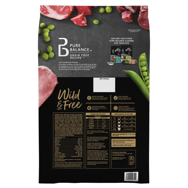 Wild Free Grain-Free Red Meat Recipe Dry Dog Food for Natural Ingredients