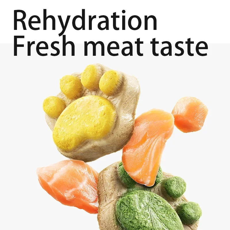 Yee Freeze-dried Cat Snacks Raw Bone Meat Pie Into Kittens Cheat Water Molar