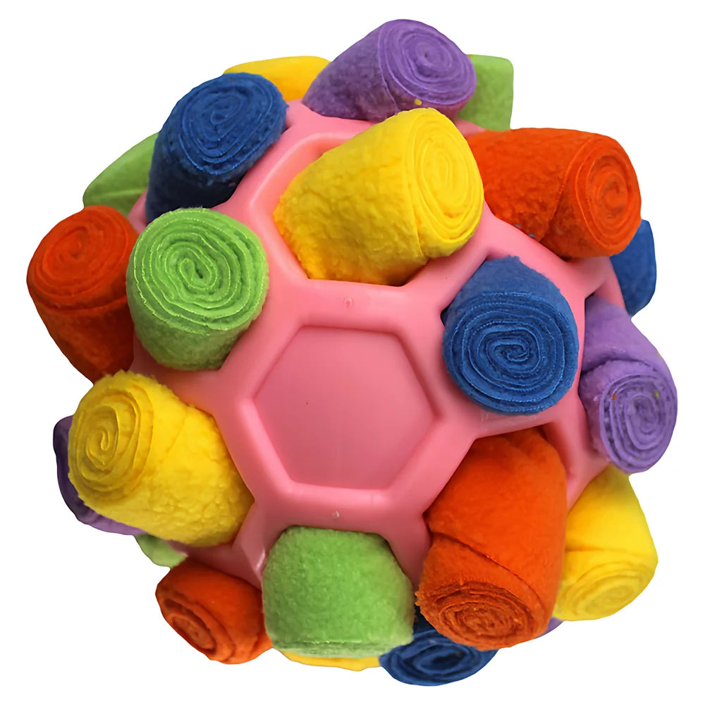 Pet Treat Dispenser Ball, Dog Sniffing Ball Puzzle Ball, Bite-Resistant Feeding Toy