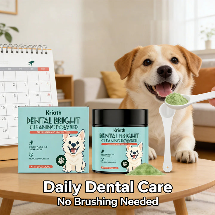 Dog Tooth Cleaning Powder Removing teeth Surface Stains Reduce Dental Care