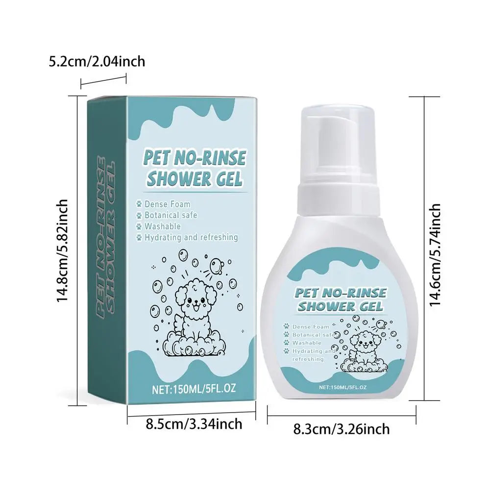 Waterless No Rinse Dry Shampoo For Cat Dog Animal Grooming Pet Cleaning