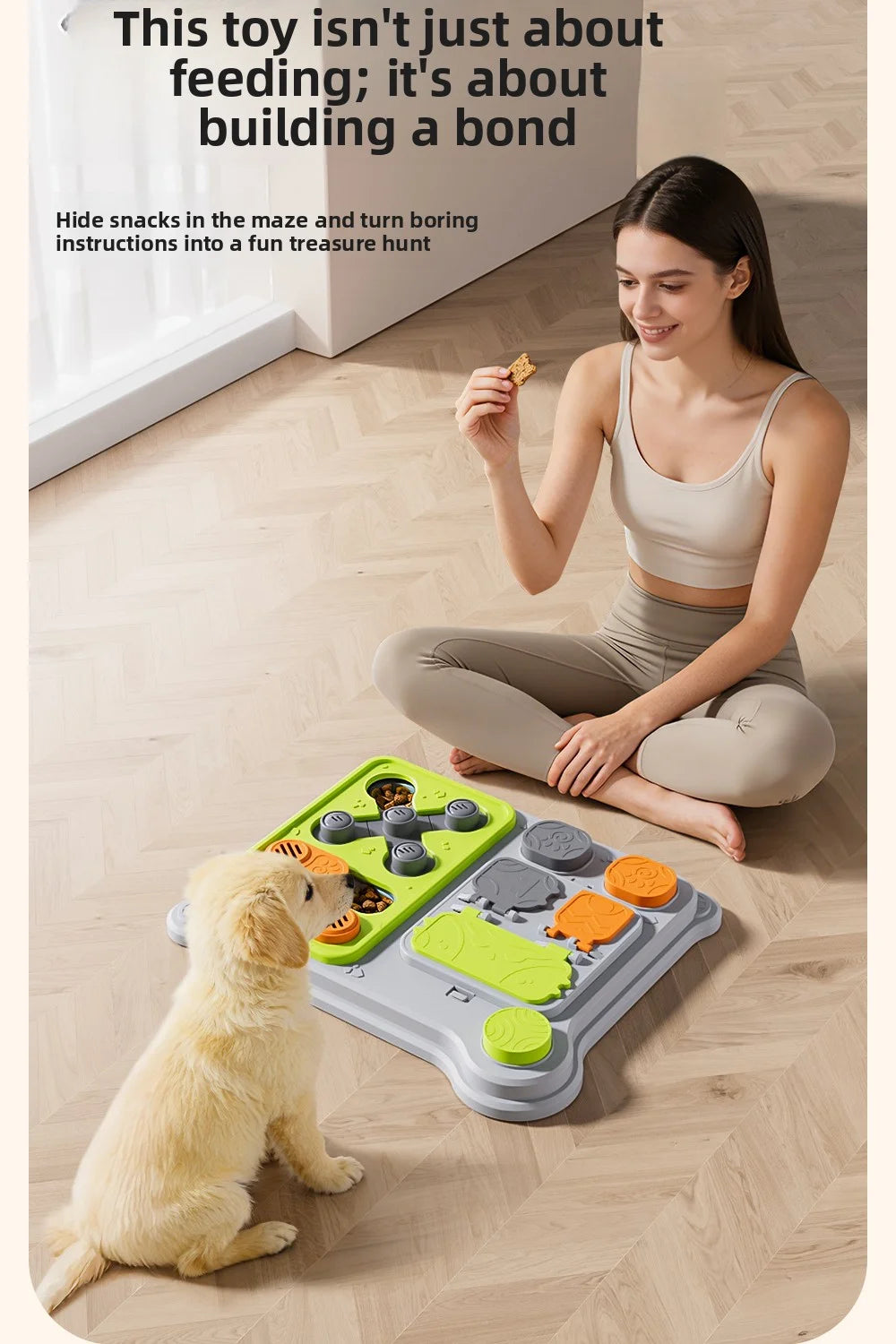 Pet Puzzle Feeder Toy Interactive treat dispenser designed for perfect for dogs