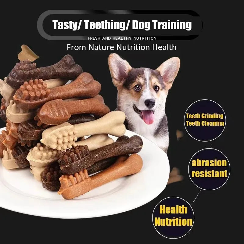 New Dog Bruxism Stick Toothbrush Bone Shape Fresh Natural Healthy Snacks