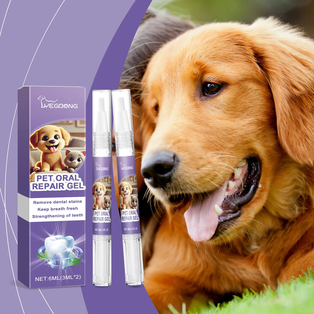 Pet Oral Repair Gel Effectively Removing Dental Relieve Tooth Sensitivity Pet Gel