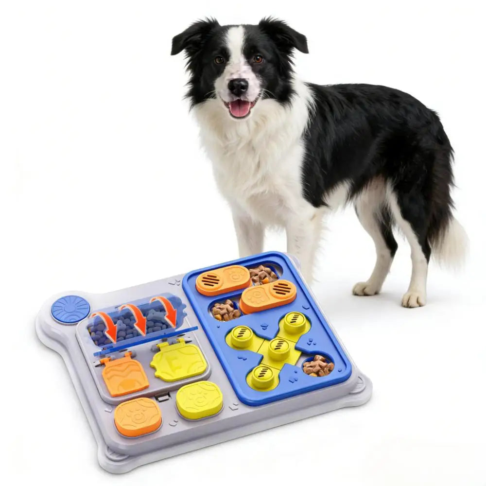 Dog Puzzle Toy & Pet Feeder Treat Dispensing Toy for IQ Training Dogs
