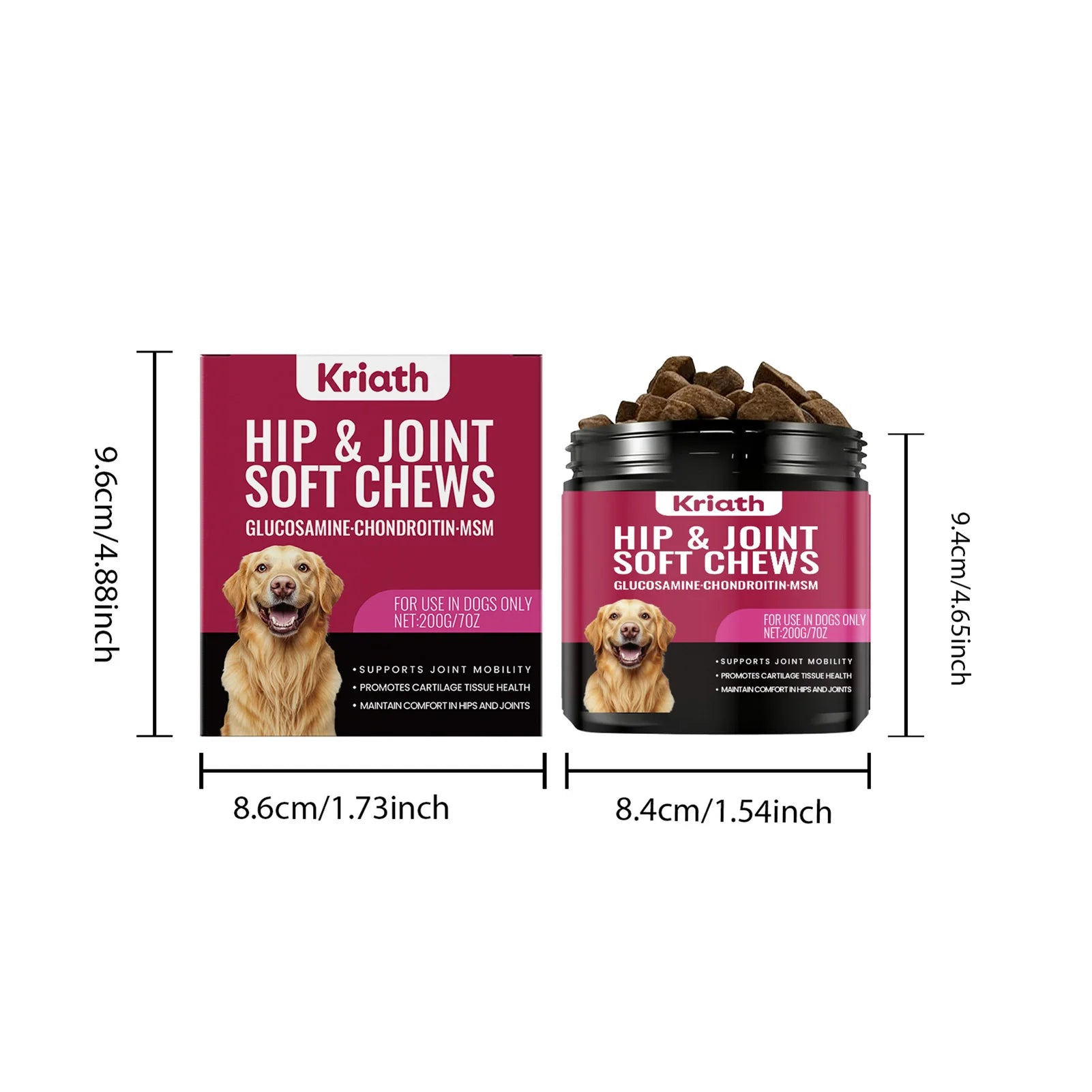 200g Joint Health Supplement For Dogs Relieves Joint Discomfort Supplement