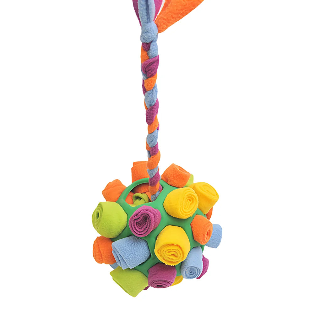 Pet Treat Dispenser Ball, Dog Sniffing Ball Puzzle Ball, Bite-Resistant Feeding Toy