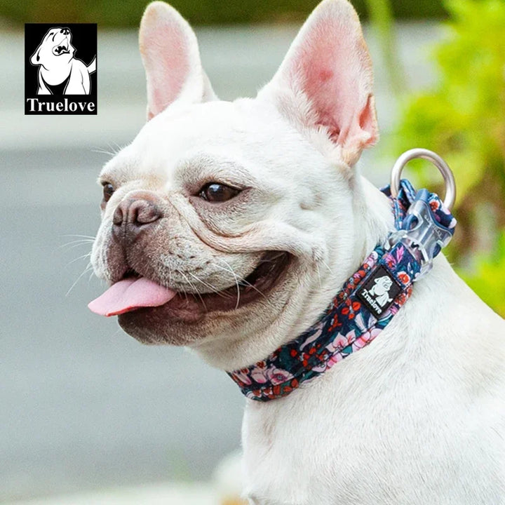Truelove Floral Pet Collar Best Padded Comfort Cushion Dogs and Pets