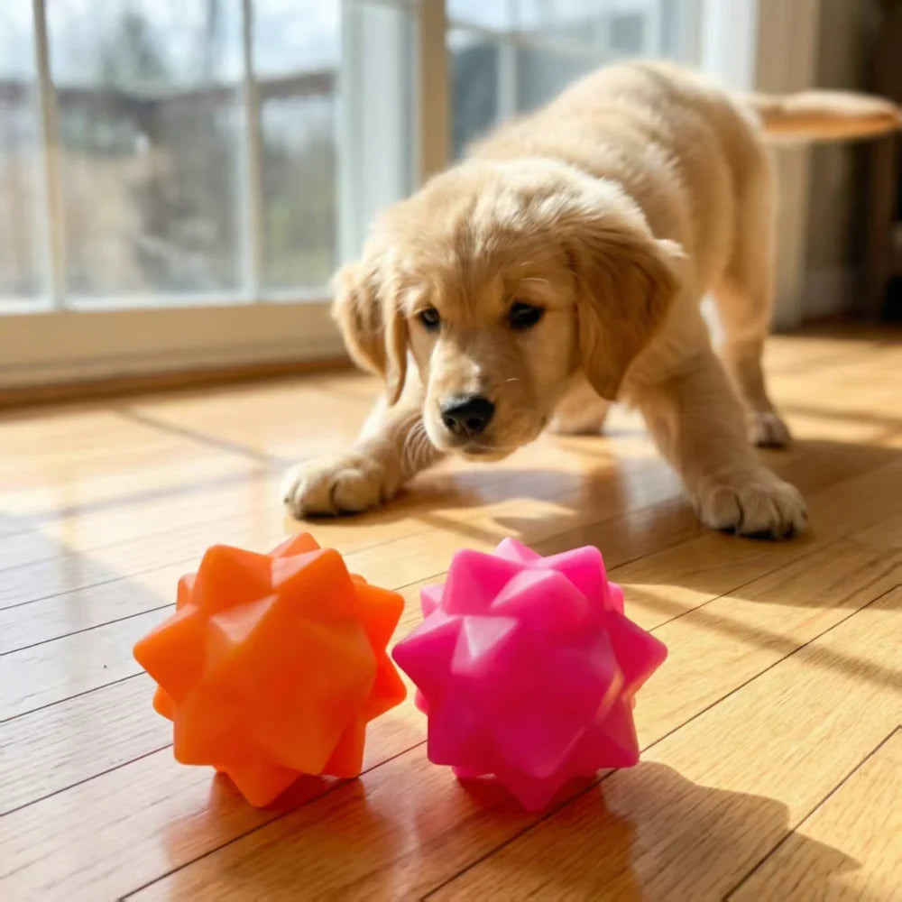 Creative Enamel-Coated PVC Fun Shape Chew Toy for Large Dogs: Durable Bite
