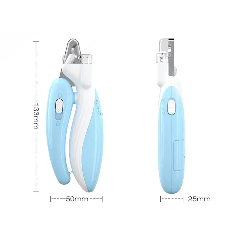 Professional Pet Nail Clippers with Led Light Pet Claw Grooming Dogs Nail