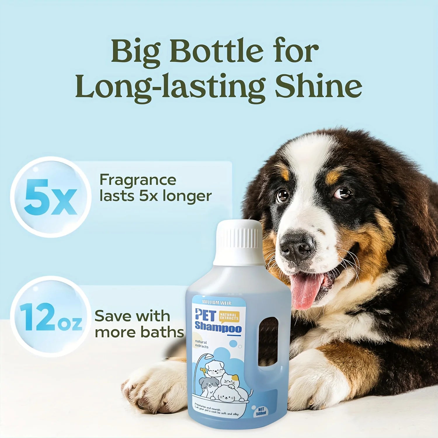 Pet Bath Gel,Pet Shampoo,Cat and Dog Bath Gel,Gentle Soothing Dogs Care