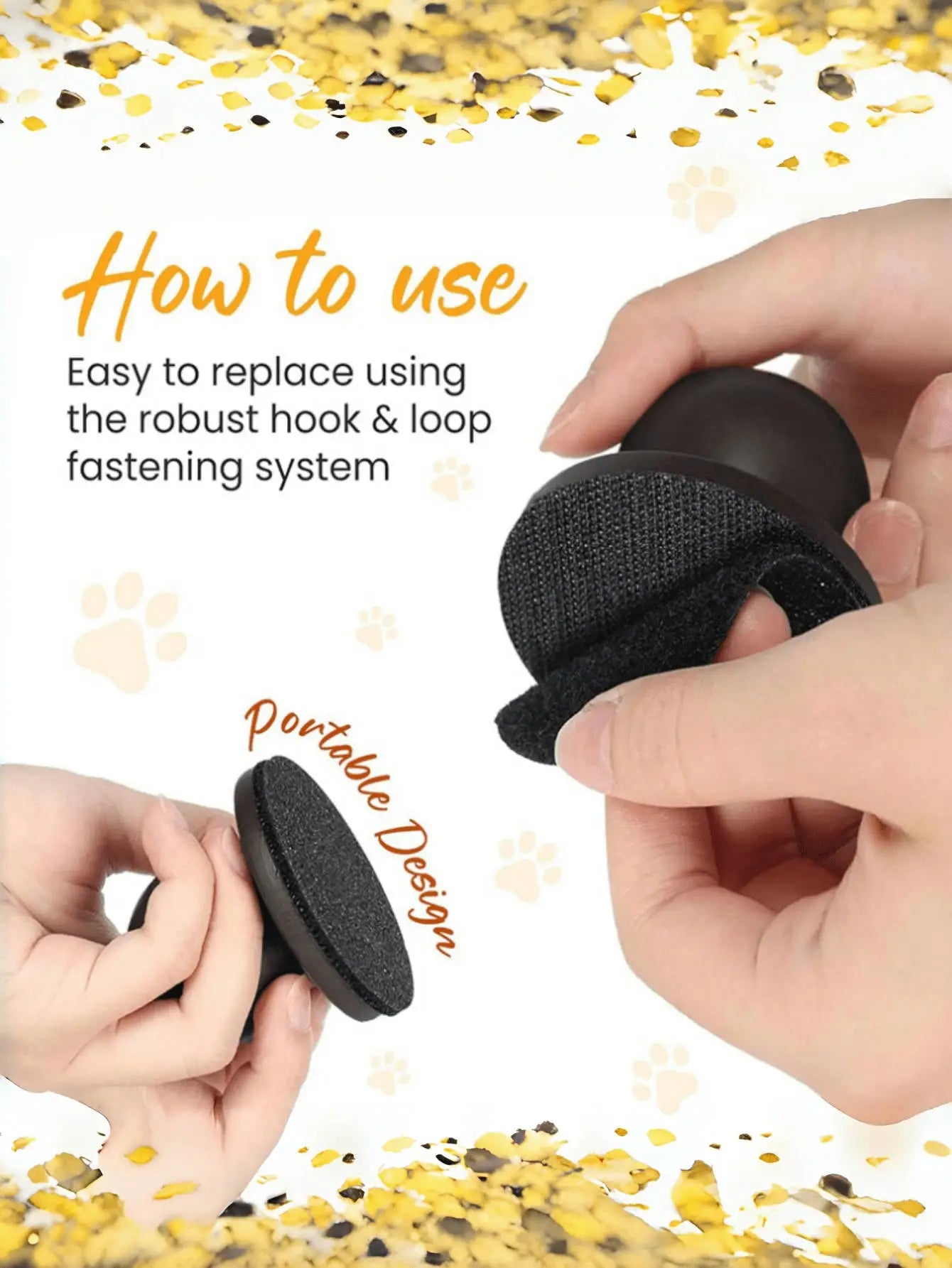 1pc Wooden Pet Nail File Dog Grooming Tool ,Household Detachable Claw