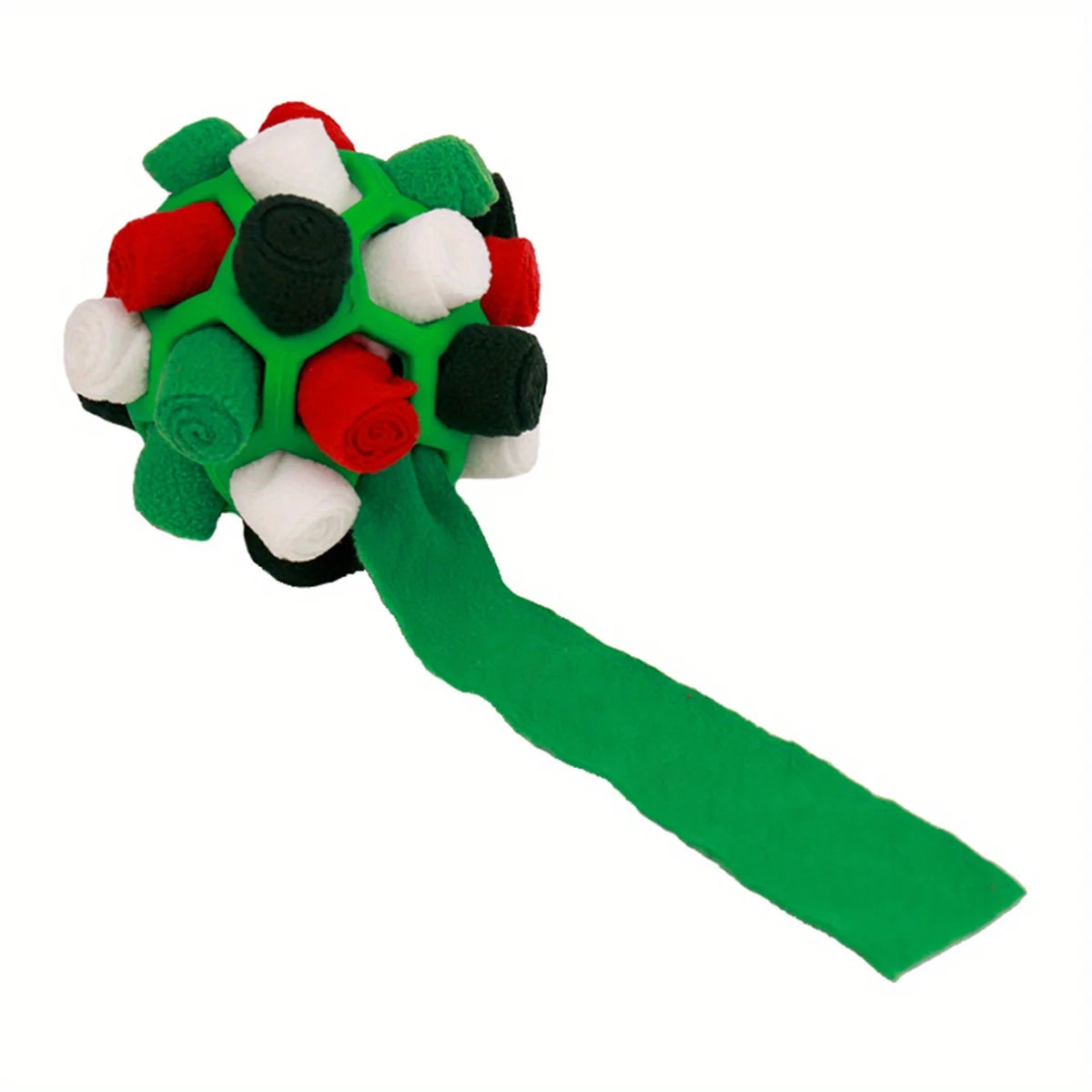 1pcs Interactive Dog Toy - Sniffing Ball for Hiding Treats - Rubber Puzzle Ball