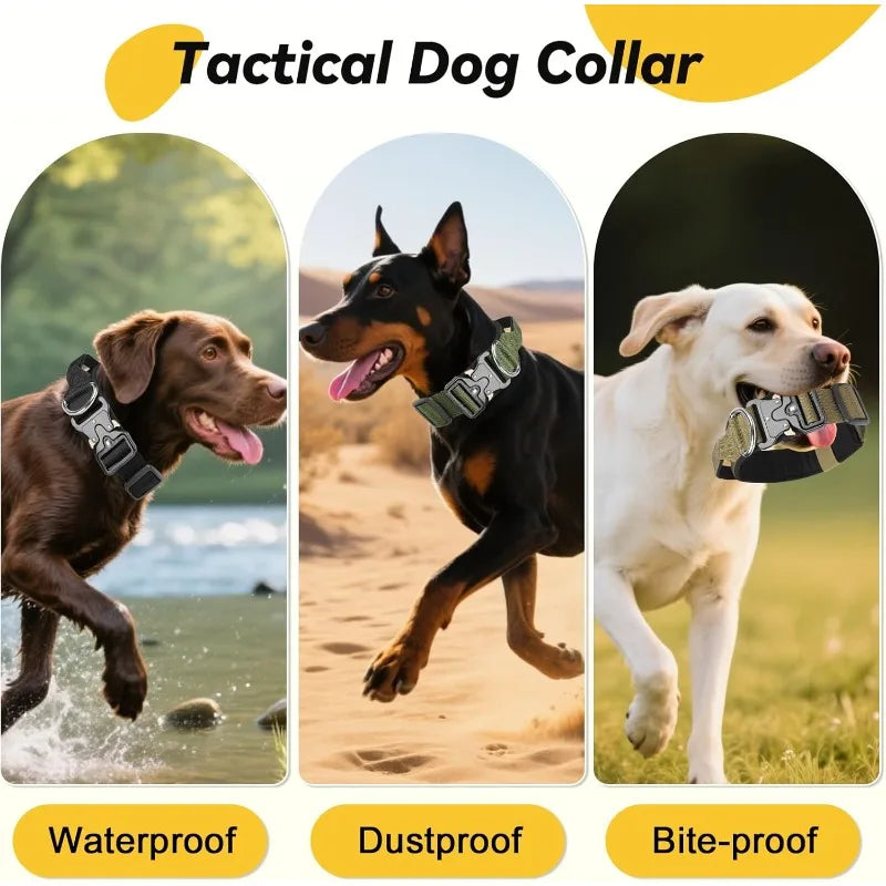 Pet Collar Adjustable Heavy Duty Wide Thick Dog Collars with Quick type Dogs