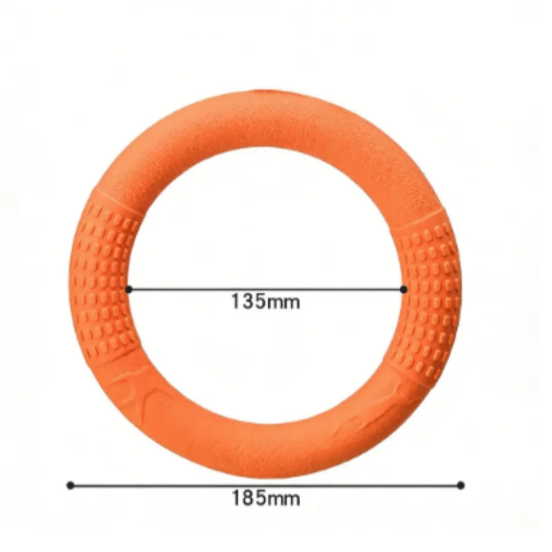 Dog Ring Toys Indestructible Chewing Flying Floating Training Tools Fetch