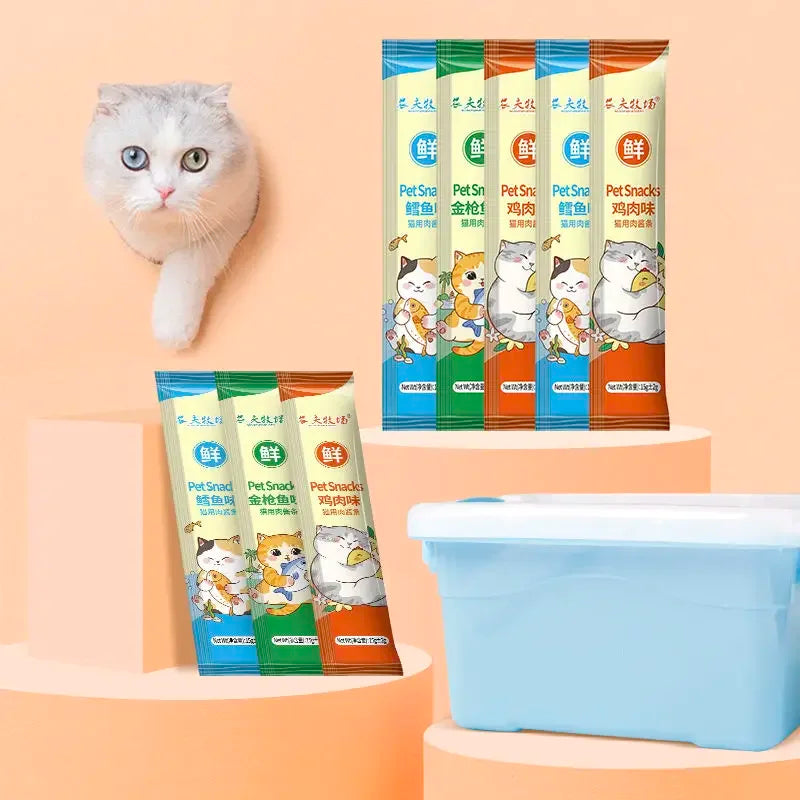 Cat Snacks Cat Wet Food Chicken Tuna Cod fish Pet Wet Food Weight gain