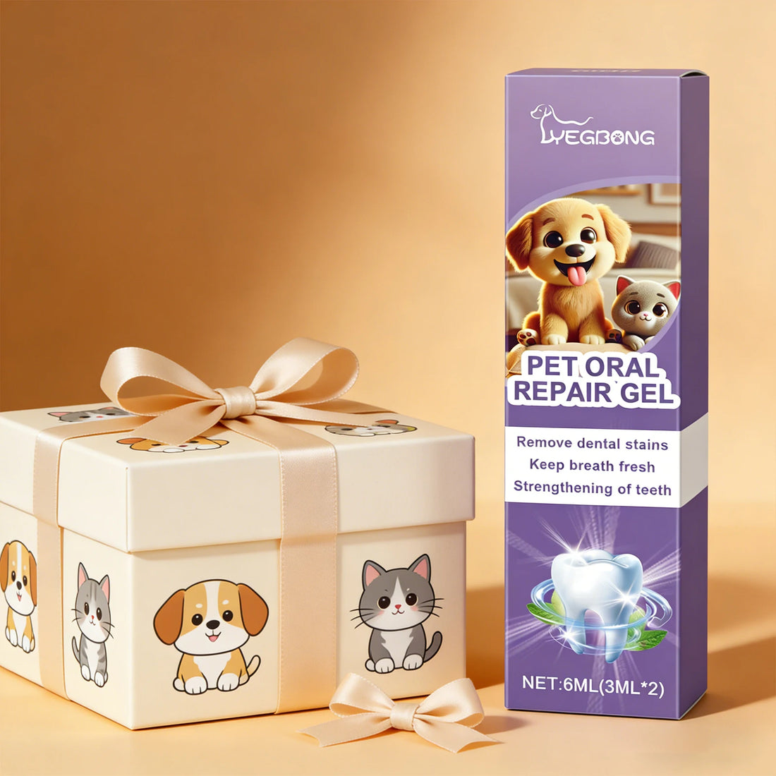 Pet Oral Repair Gel Effectively Removing Dental Relieve Tooth Sensitivity Pet Gel