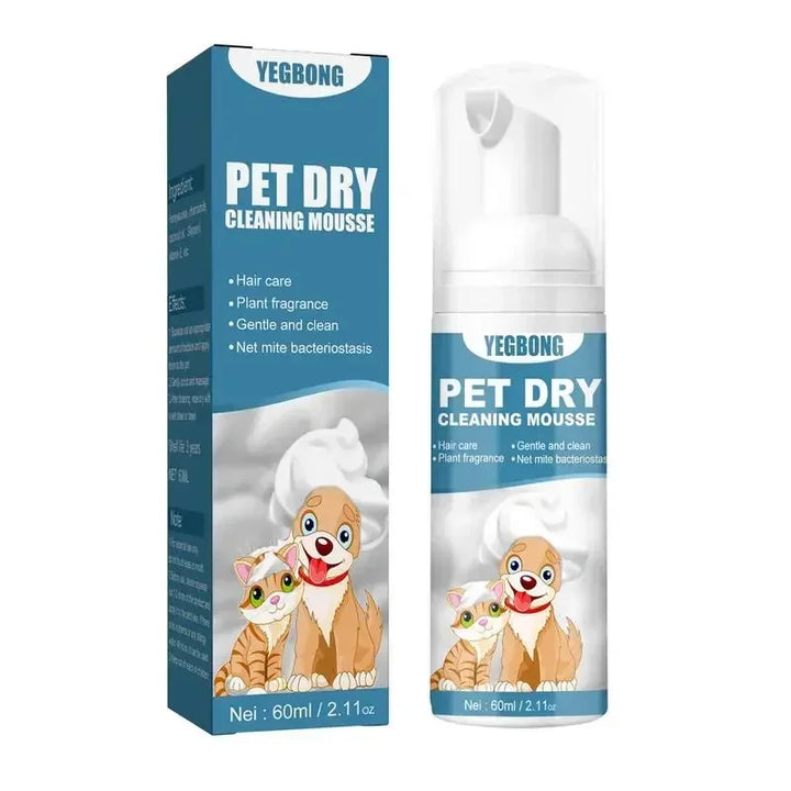 Waterless Cat Dog Shampoo No Rinse Dogs Cats Cleaning Mousse Pet Grooming