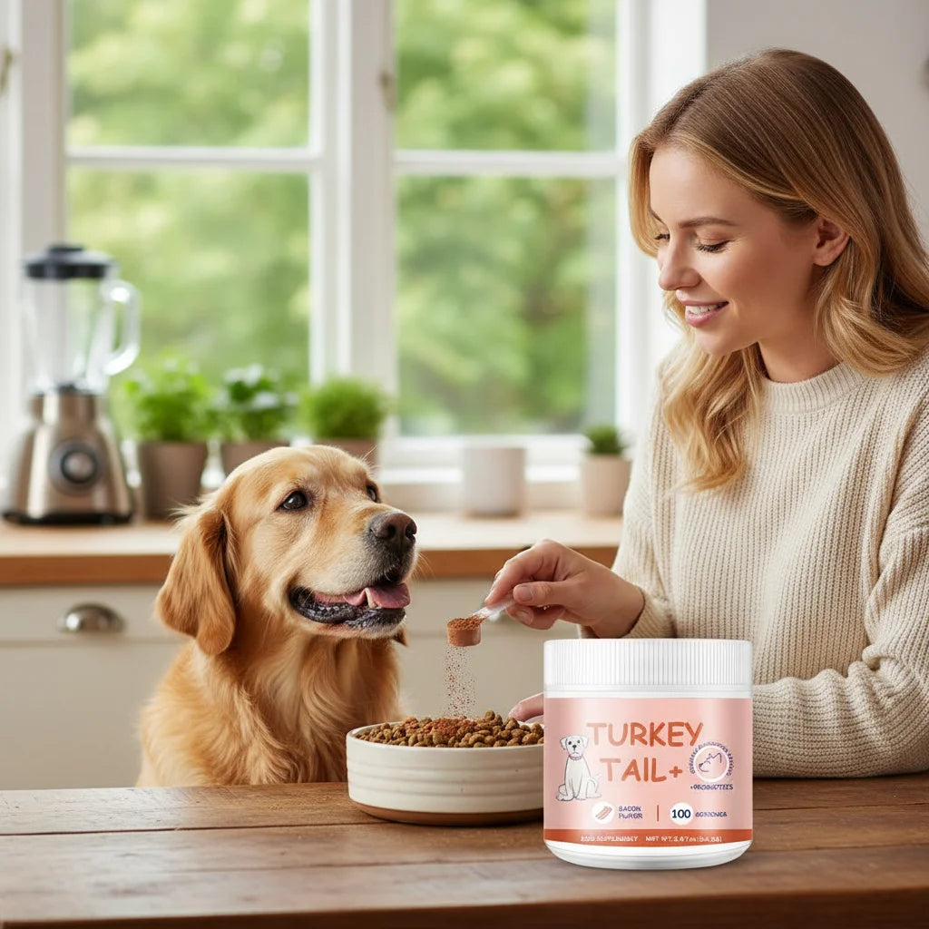 1/2/3PCS Bacon Taste Pet Mushroom Powder Natural High-Grade Dogs Daily