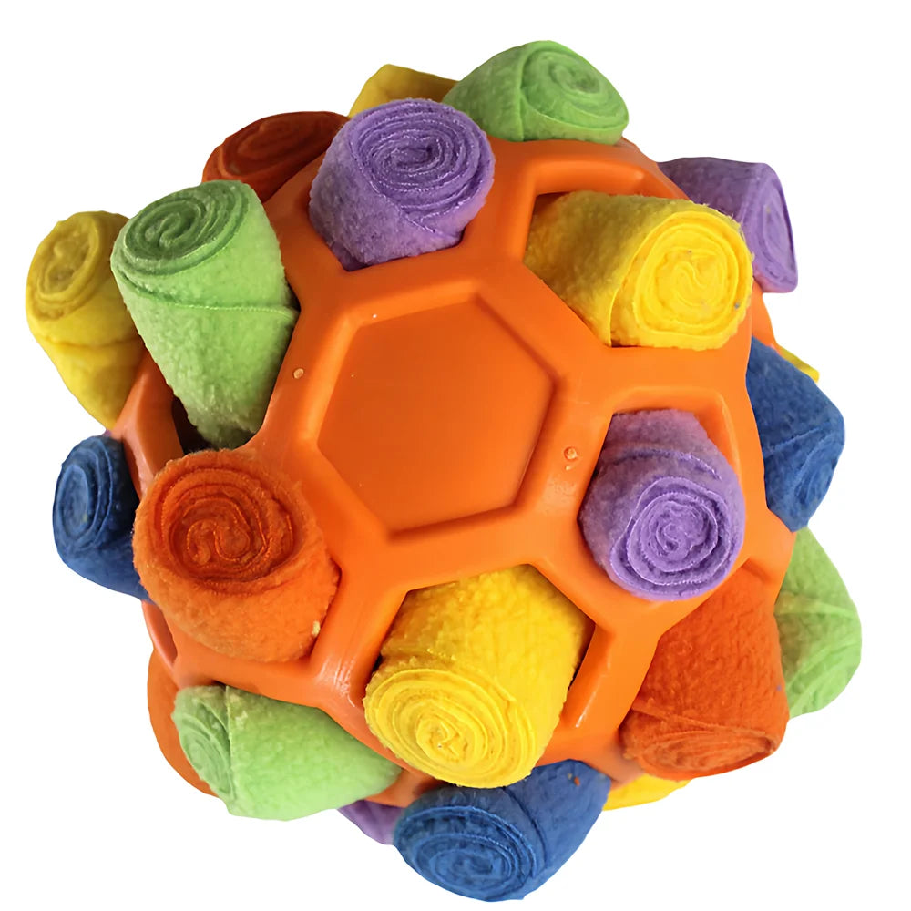 Pet Treat Dispenser Ball, Dog Sniffing Ball Puzzle Ball, Bite-Resistant Feeding Toy