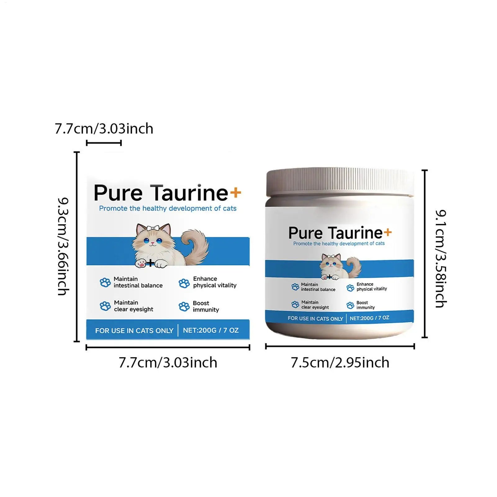 Pet Supplements 200g Daily Nutrition Cats Wet Or Dry Food Supplements