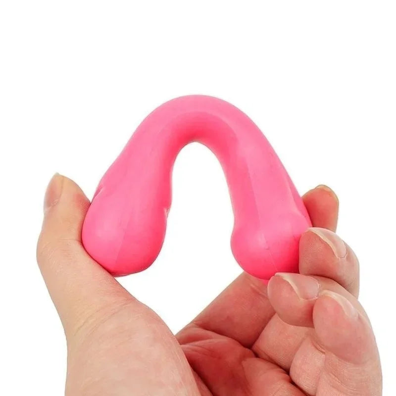 Pet Dog Puppy Cat Rubber Dental Teeth Chew Bone Play Training Fetch Fun Toys