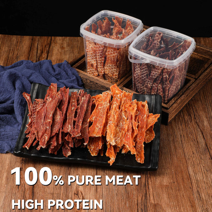 PET FOOD DUCK DRY MEAT Dog Treats  Grinding Teeth Snacks