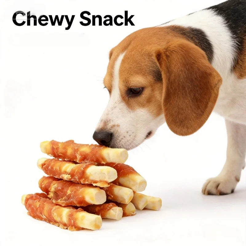 220g Chicken Flavored Milk Dog Treats Rich Dental Health Dog Biscuits