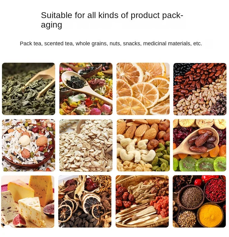 100 Kraft paper sealed pocket Stand up Zip lock Kraft Paper Window Bag Food