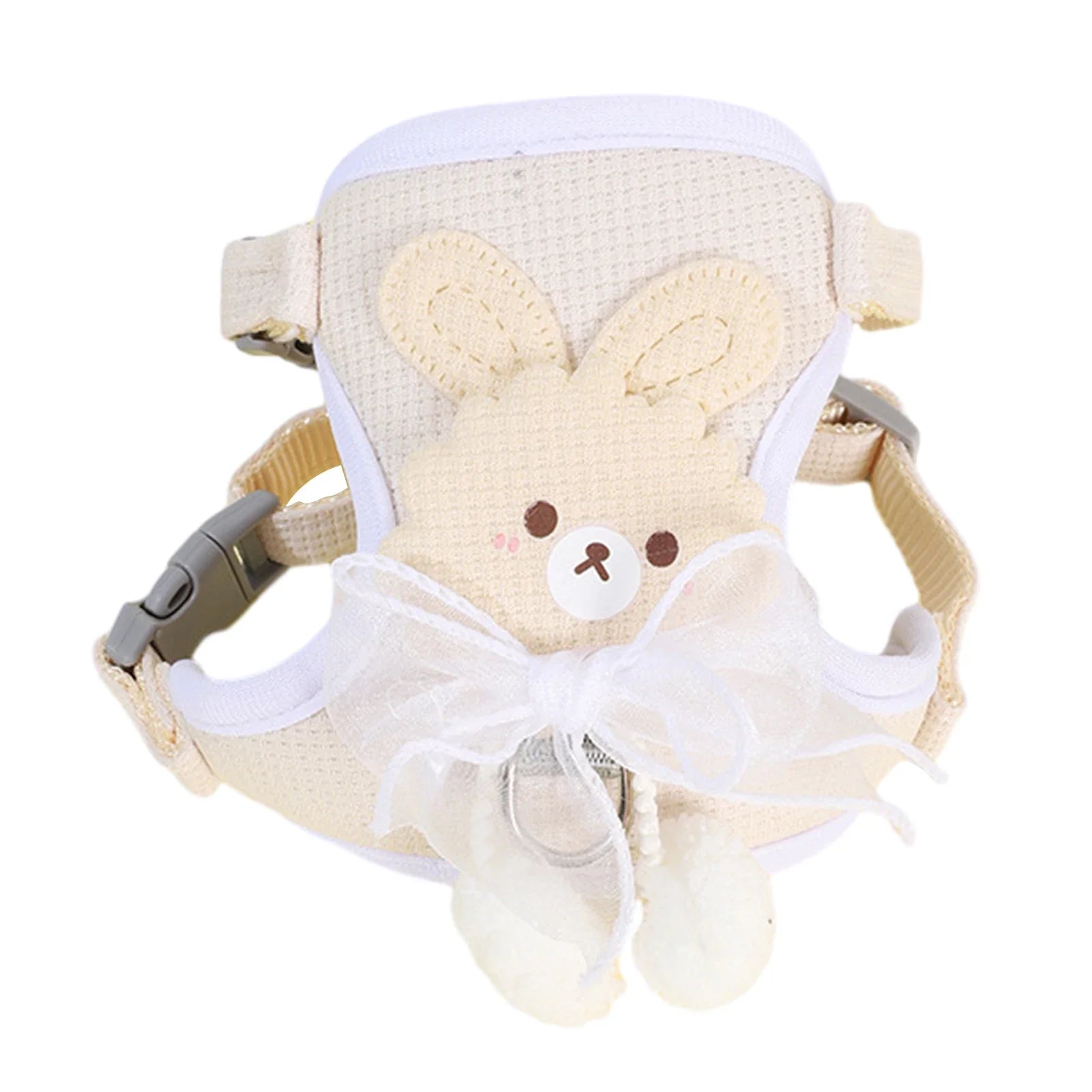 Cute Bow Pet Harness Undershirt Style Pet Leash Adjustable Leash Pets Harness
