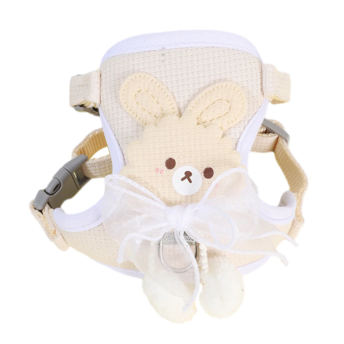 Cute Bow Pet Harness Undershirt Style Pet Leash Adjustable Leash Pets Harness