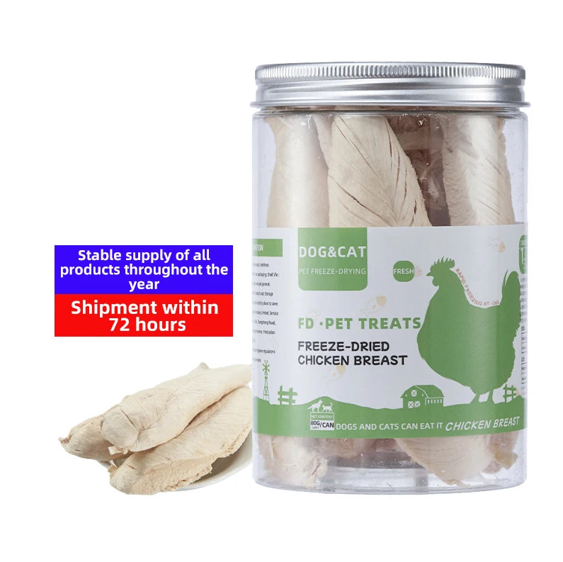 Freeze Dried Chicken Breast in Stock Order, Pet Freeze-dried Cat and Dog