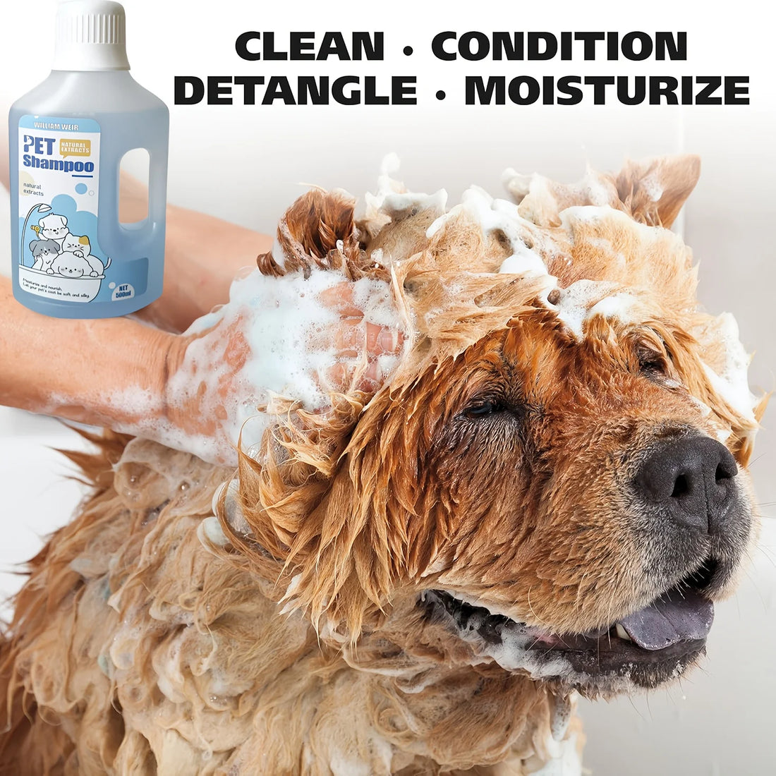 Pet Bath Gel,Pet Shampoo,Cat and Dog Bath Gel,Gentle Soothing Dogs Care