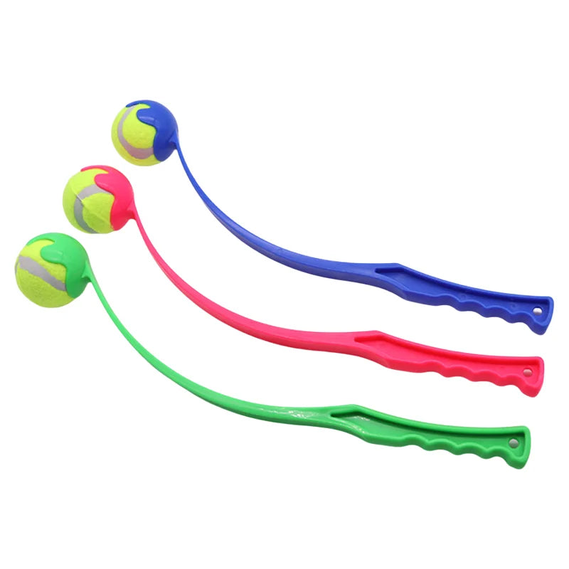 Pet Throwing Stick Toy Interactive Ball for Dogs Cats Training Fetch Game