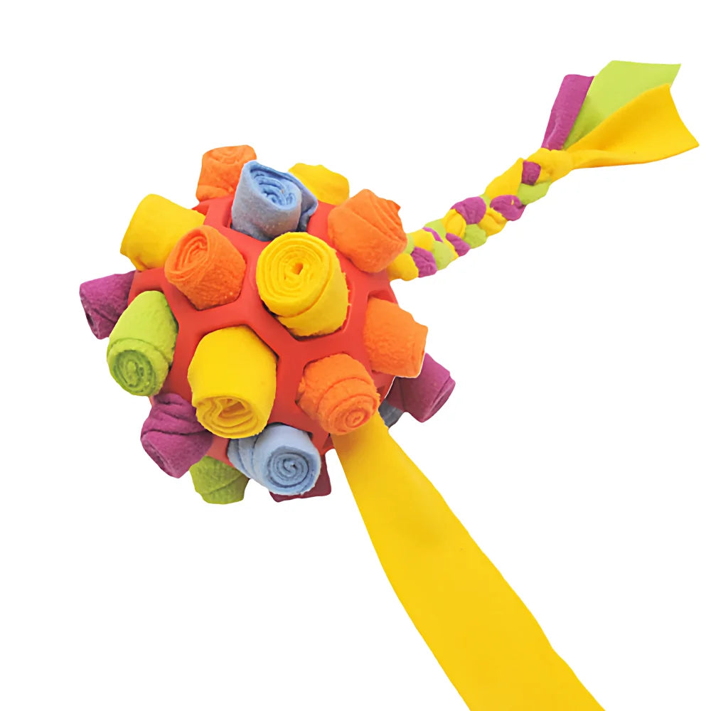 Pet Treat Dispenser Ball, Dog Sniffing Ball Puzzle Ball, Bite-Resistant Feeding Toy