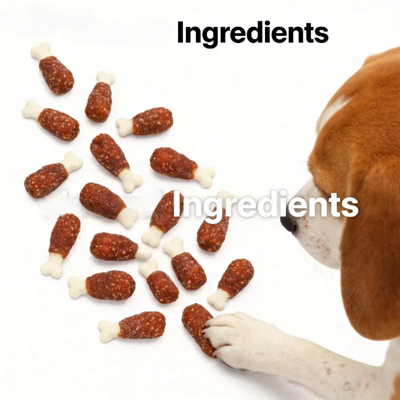 Duck Leg Milk Bone Dog Chews 200g – Crunchy Dental Treats Snack for Dogs